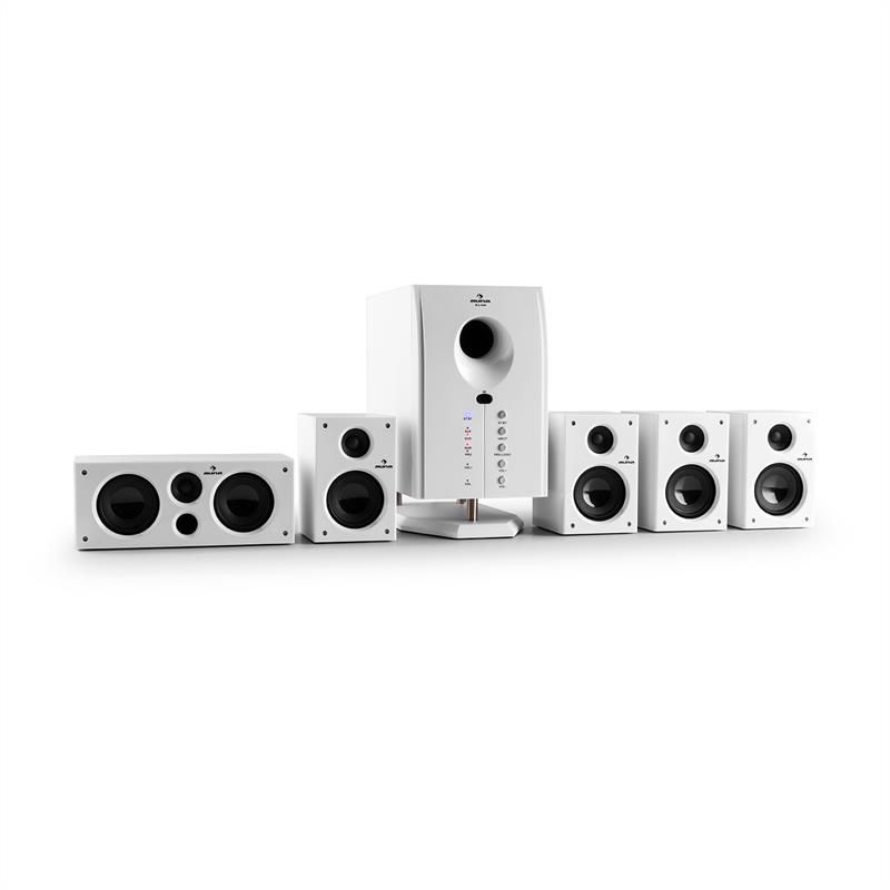 Auna Areal 525 Active Speaker System 5.1 Channels 95W RMS AUX - White