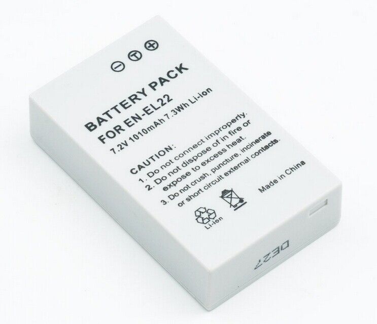 QUMOX EN-EL22 Battery, 1010mAh Li-on for Nikon 1 J4 S Digital Camera