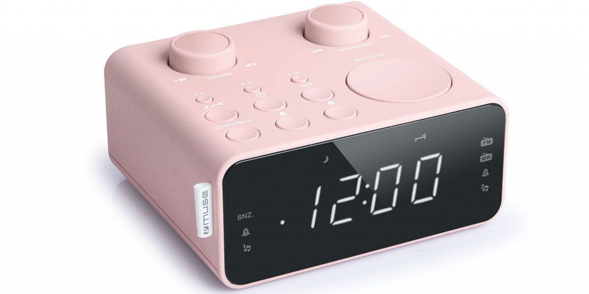 NEW-ONE MUSE M-17 CPK Pink Radio Alarm Clock