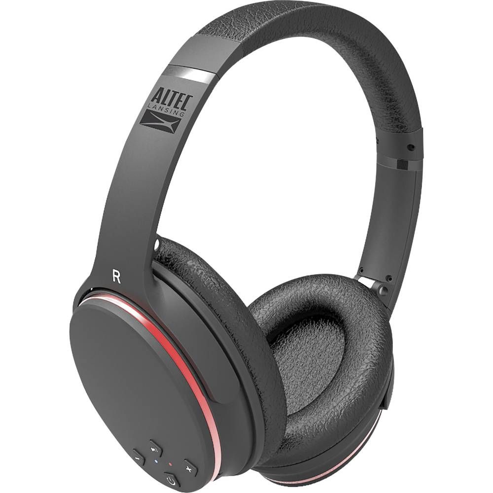 Altec Lansing Slim Bluetooth Headphones with Active Noise Cancellation