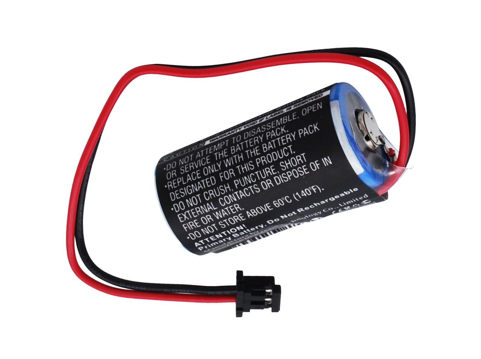 Cameron Sino 3V CR17335SE-R Li-MnO2 Battery, 1800mAh/5.40Wh