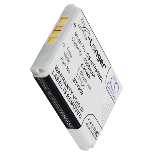 Batterie Li-ion Cameron Sino 3,7V 1300mAh / 4,81Wh (réf. BTY800, BTY801, BTY802) pour Newland NLS-PT800, NLS-PT850, NLS-PT850B, NLS-PT853
