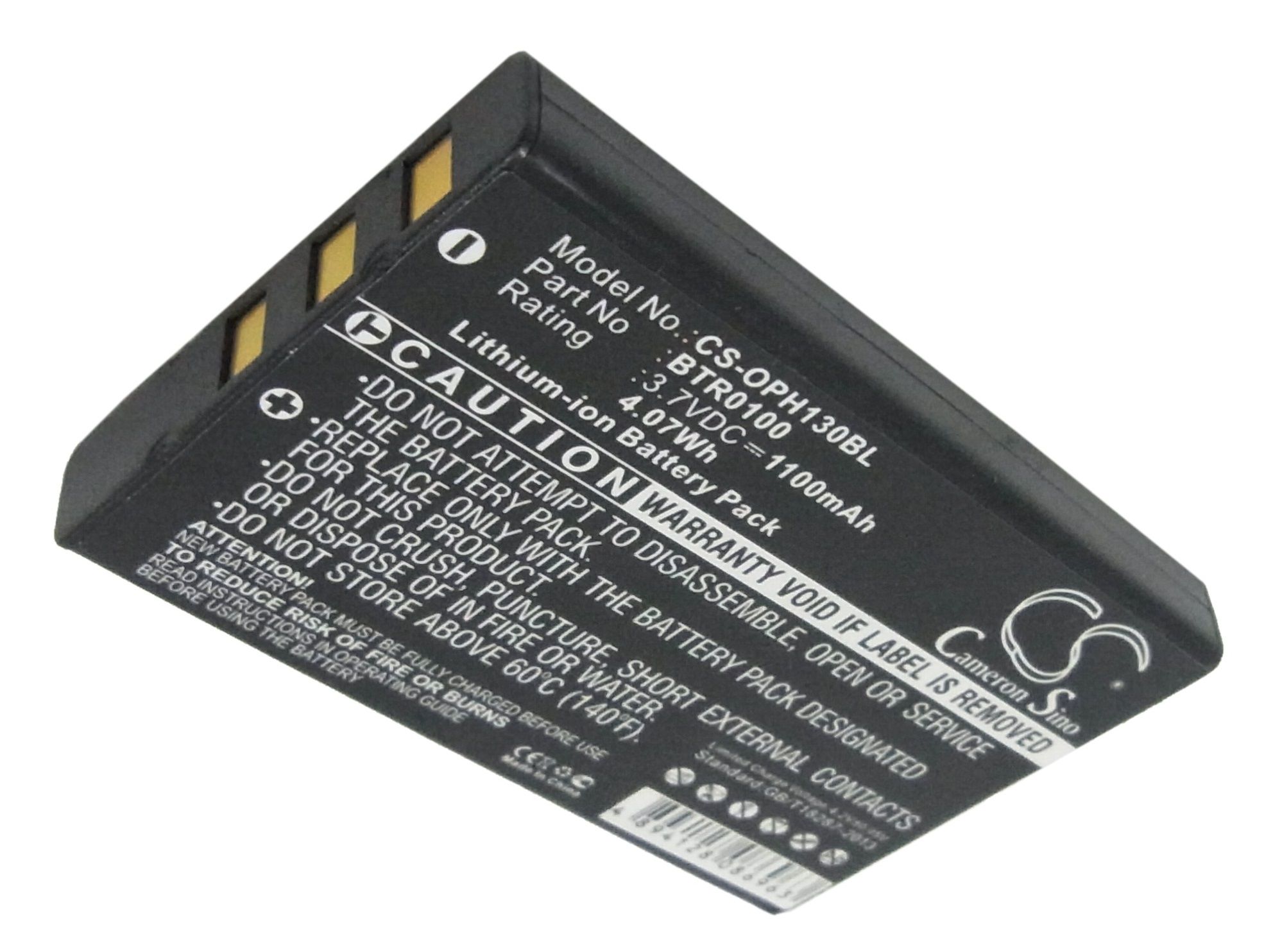 Cameron Sino BT-50L 3.7V 1100mAh / 4.07Wh Li-ion Battery for BHT500