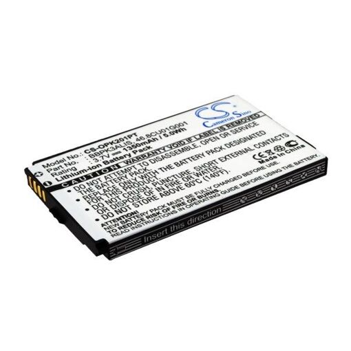 Batería Cameron Sino Li-ion 3,7V 1350mAh, tipo 46.8CU01G001, BBPK3ALIS para PK201, PK301