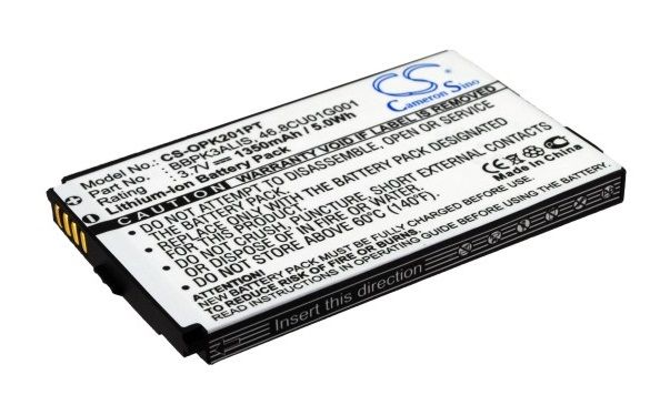 Cameron Sino Li-ion Battery 3.7V 1350mAh, Type 46.8CU01G001, BBPK3ALIS for PK201, PK301