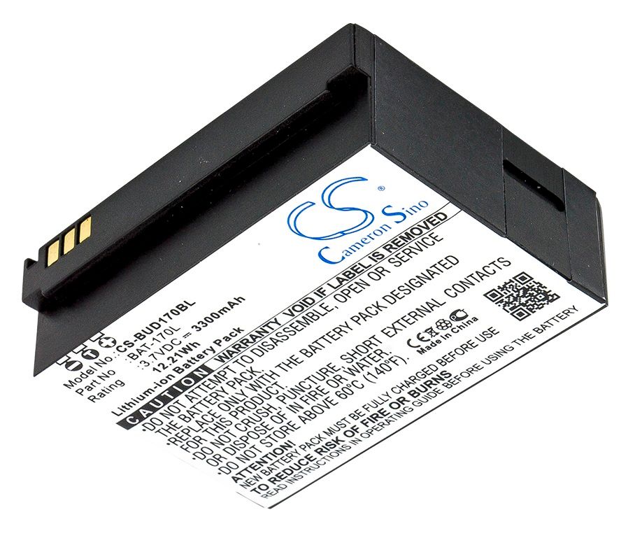 Cameron Sino BAT-170L 3.7V 3300mAh Li-ion Battery for Pidion BM-170, BM-170 Semi-Rugged