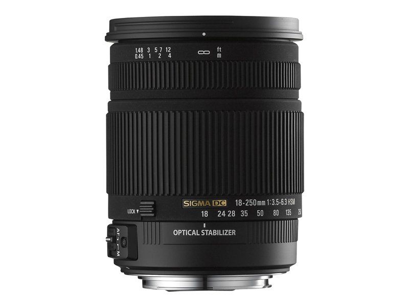 Sigma Zoom Lens - 18-250mm f/3.5-6.3 DC OS HSM - Pentax K Mount