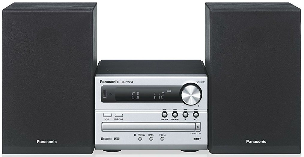 Panasonic SC-PM254 Hi-Fi System Silver
