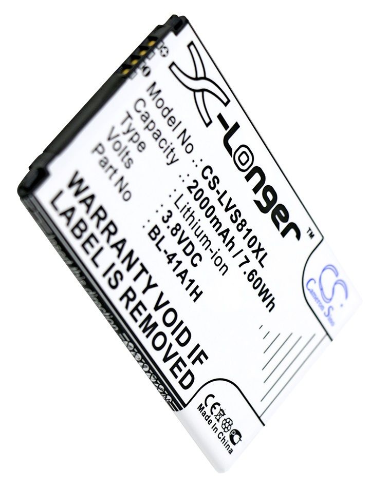 LG Li-ion Battery 3.8V 2000mAh / 7.60Wh BL-41A1H, EAC62638301