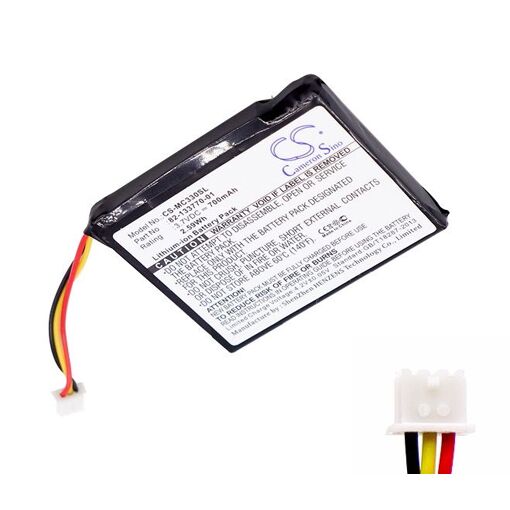 Batería Li-ión de Motorola 3,7V 700mAh / 2,59Wh para CS3070, CS3300