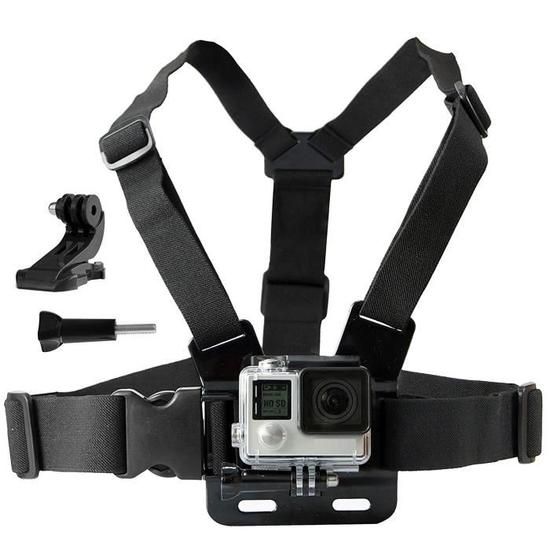 Powerdirect Chest Harness for GoPro Hero 6/5 Black/4/3+ Models