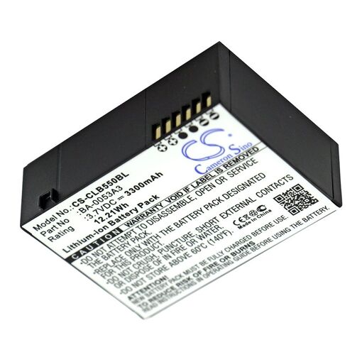 Batería Cameron Sino BA-0053A3 de 3.7 V, 3300 mAh, Li-ion para CipherLab CP50, CP55