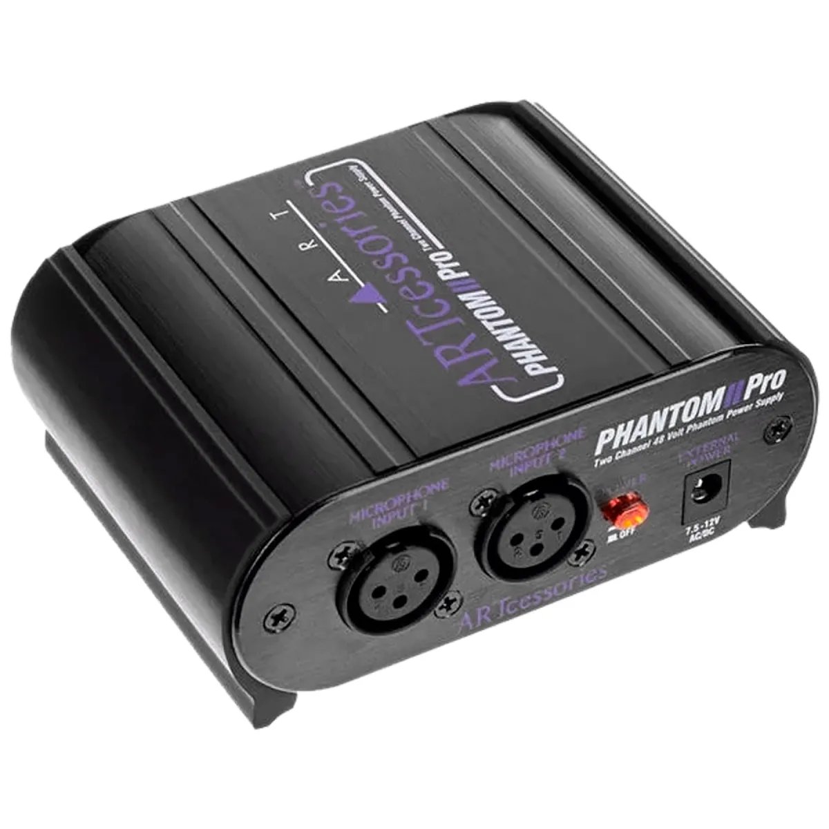 ART Pro Audio Phantom II PRO - Dual Phantom Power Supply - XLR Connection - Flexible Operation