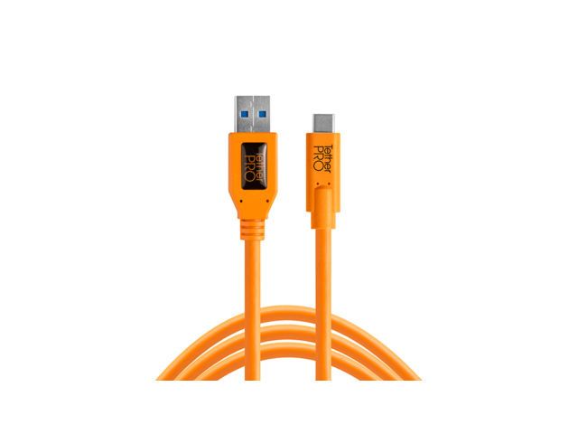 Tether Tools TetherPro USB-C to USB 3.0 Cable, 4.6m, Orange
