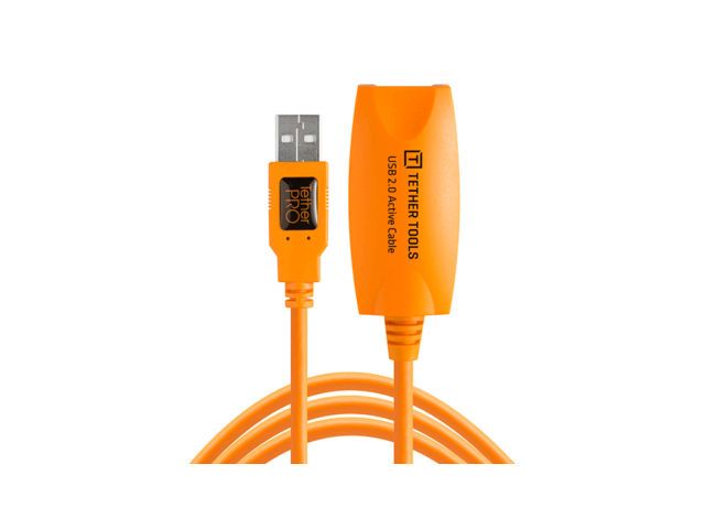 Tether Tools TetherPro USB 2.0 Active Extension 5m, Orange