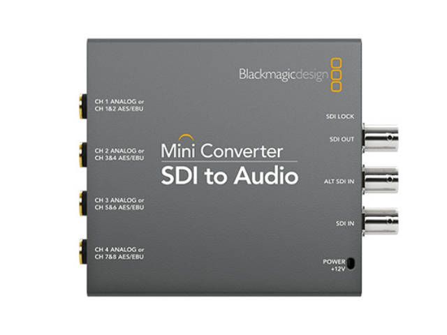 Convertisseur audio Blackmagic Design Mini SDI vers audio