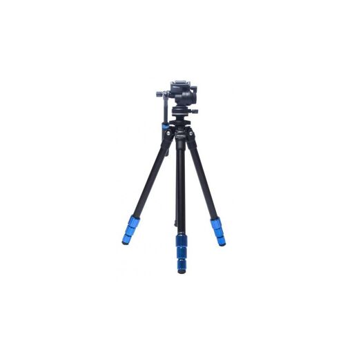 Kit de trípode BENRO para video delgado con cabeza S2C y mango corto