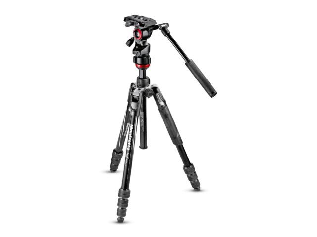 Manfrotto Befree Live Video Kit, Black Aluminium with Rotating Lock