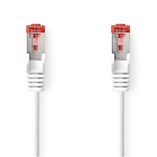 Nedis Cat6 Network Cable, 15m, White (S/FTP)