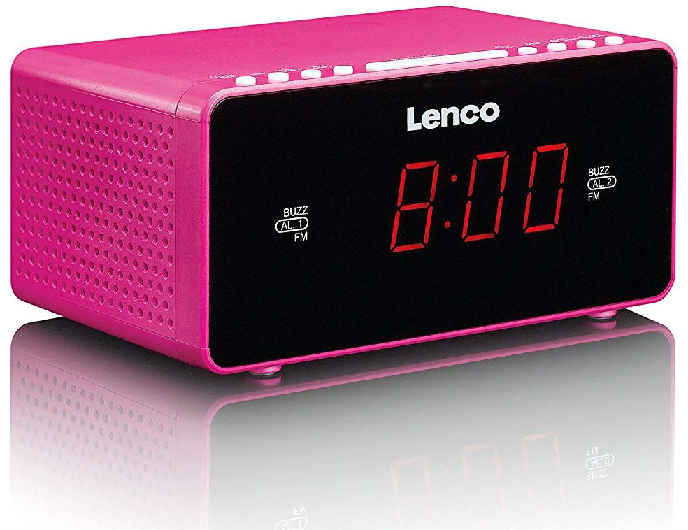 Lenco CR-510 Portable Radio, Pink