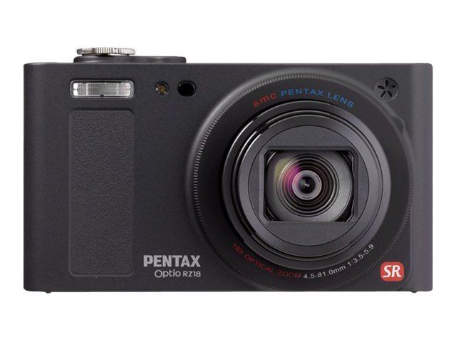 Ricoh Compact Camera - 16.0MP - 720p - 18x Optical Zoom - Black