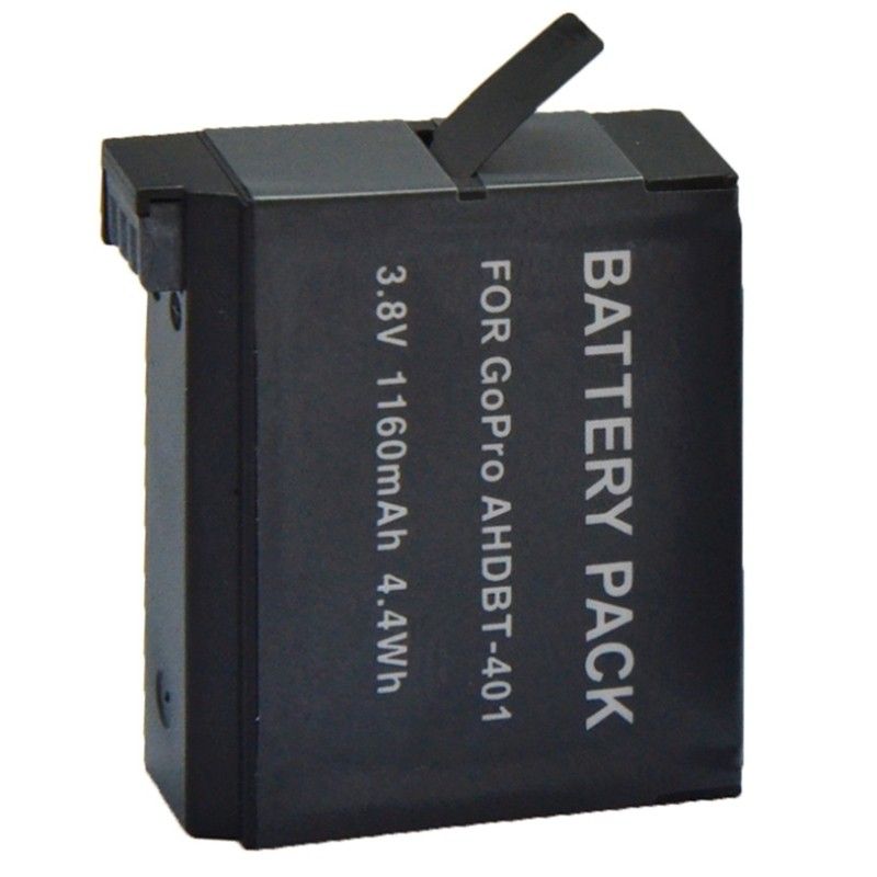 Batería de repuesto Wewoo para GoPro HERO 4 AHDBT-401 3.8V 1160mAh negra