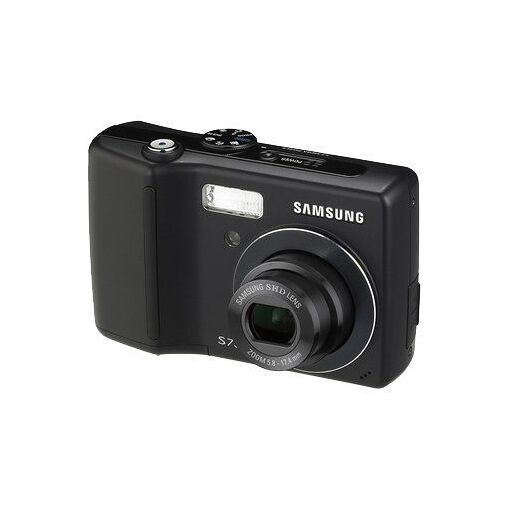 Cámara compacta Samsung - 7,2 MP - Zoom óptico 3x - Flash de 16 MB - Negro