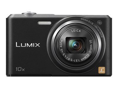 Appareil photo compact Panasonic - 16,1 mégapixels - 720p - Zoom optique 10x - Leica - Noir