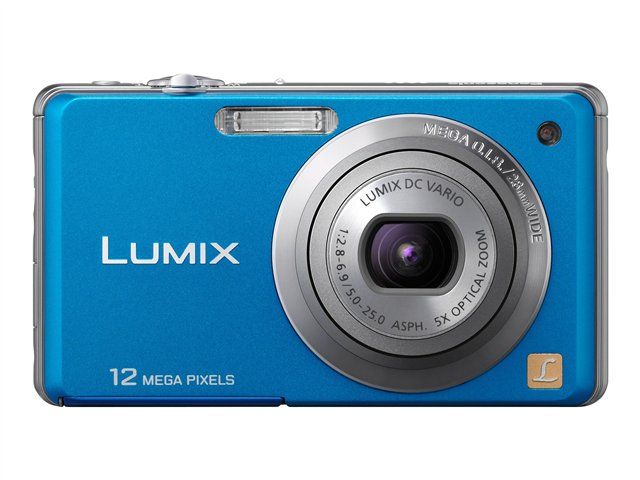 Panasonic Lumix DMC-FS10EF Compact Digital Camera - 12.1MP, 720p, 5x Optical Zoom, Blue