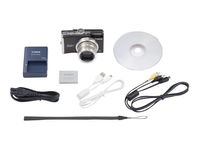 Canon PowerShot SX200 IS Digital Camera - Compact - 12.1 MP - 720p - 12x Optical Zoom - Black