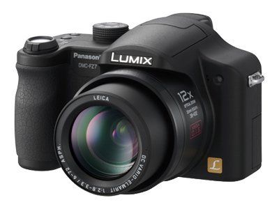 Appareil photo compact Panasonic Lumix DMC-FZ7EF-K Noir - Appareil photo numérique - compact - 6,0 MP - 12x zoom optique - Leica - noir