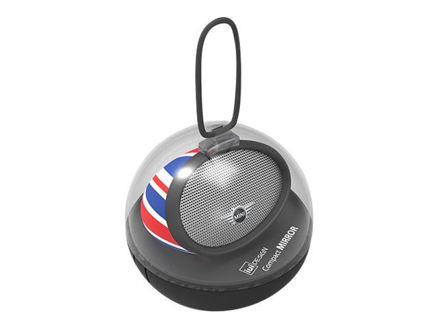 iUi Mini Bluetooth Speaker - Wireless Compact Mirror - White