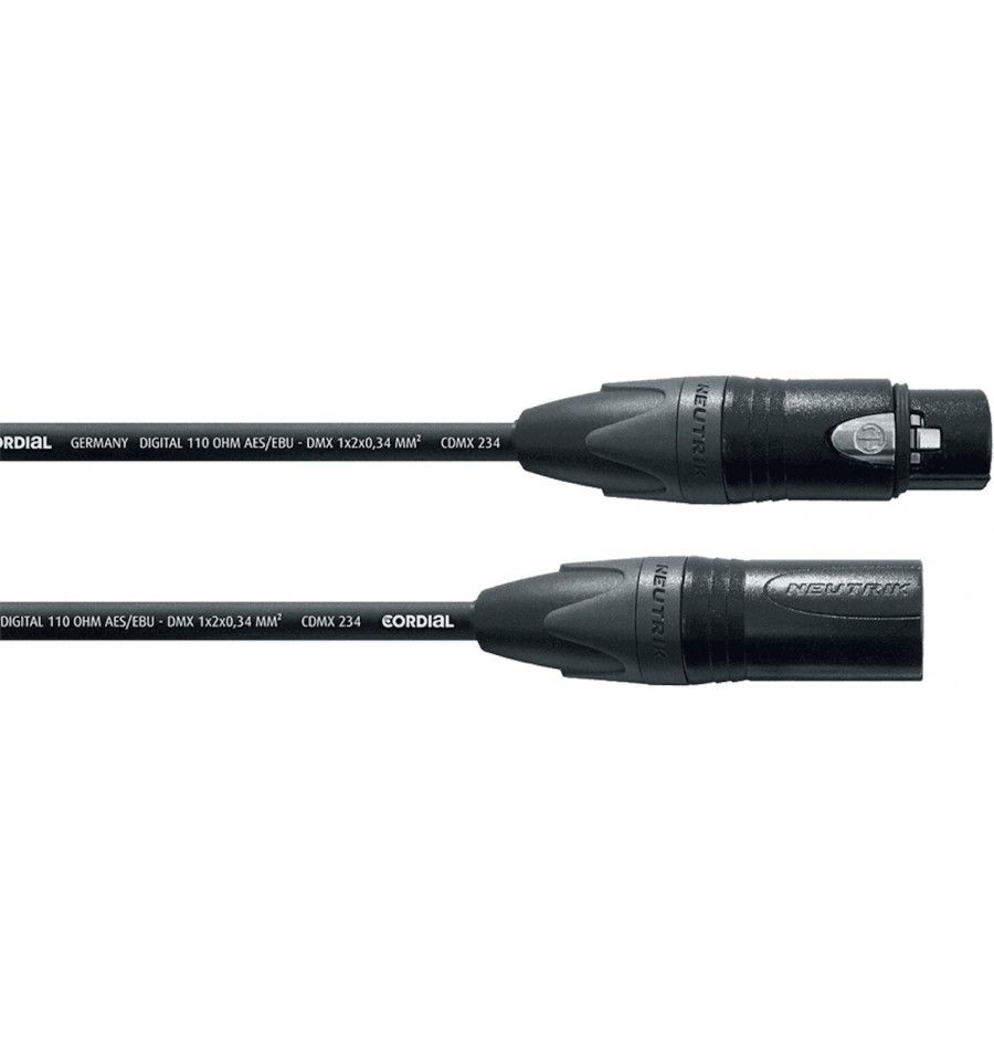 Cordial CPM10FM-234 Long-Range XLR Microphone Cable - 10m Series Peak