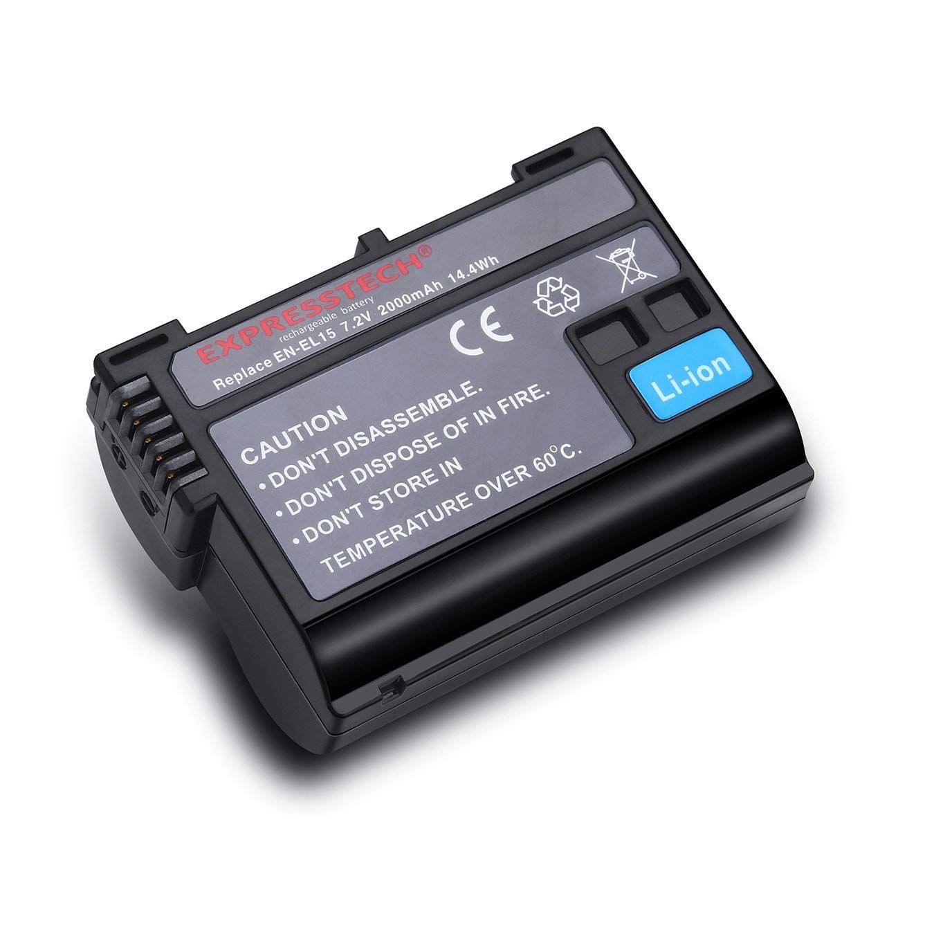 Batterie Mondpalast EN-EL15 pour Nikon 1 V1 D7000 D7100 D7200