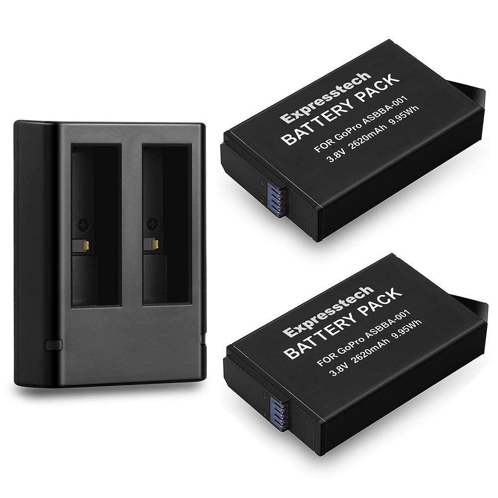 Cargador de batería Mondpalast ASBBA-001 para GoPro Fusion 360