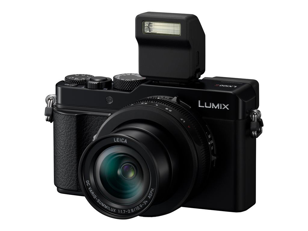 Panasonic Lumix LX100 II - 17MP Compact Digital Camera - 4K/30fps - Wi-Fi, Bluetooth - Black