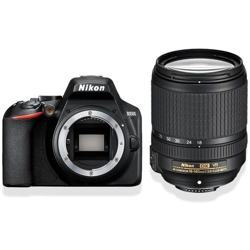 Kit Nikon D3500 + Objetivo 18-140mm f/3.5-5.6 AF-S DX ED VR G