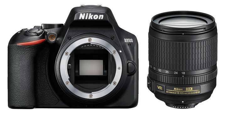 Kit Nikon D3500 con objetivo AF-S DX 18-105mm f/3.5-5.6G VR