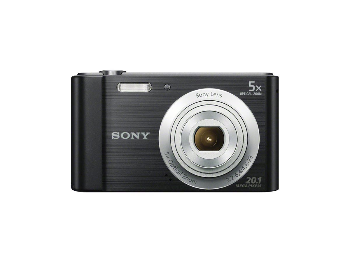 Sony Cyber-shot DSC-W800 Compact Camera Black - 20.1MP Digital Camera - Compact - 5x Optical Zoom 720p