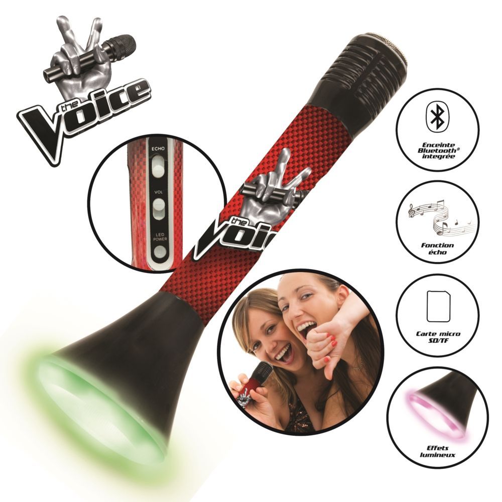 Altavoz Lexibook Micro Bluetooth con altavoz integrado y luces LED