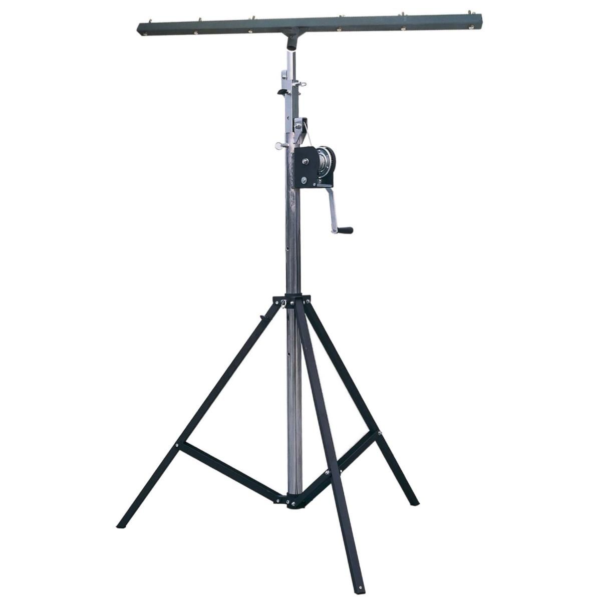 Power Lighting Steel Tripod with Winch - 5.98ft to 13.12ft, 85kg Load Capacity