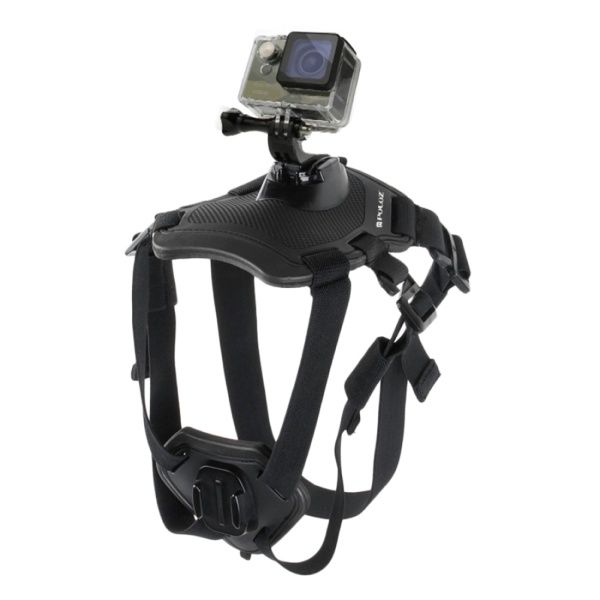 Puluz Hound Dog Fetch Harness with Adjustable Chest Strap Mount for GoPro