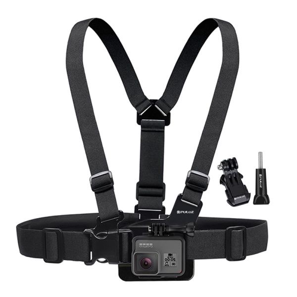 Puluz Adjustable Body Mount Belt with J Hook for GoPro Action Cameras