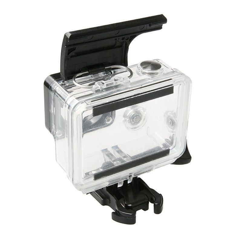 Étui étanche Allshopstock pour GoPro HERO4/3+ avec porte-clip