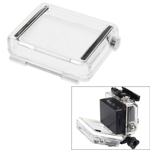 Allshopstock Waterproof Backdoor Case for Gopro Hero4/3+ (Extended, Thicken Housing)