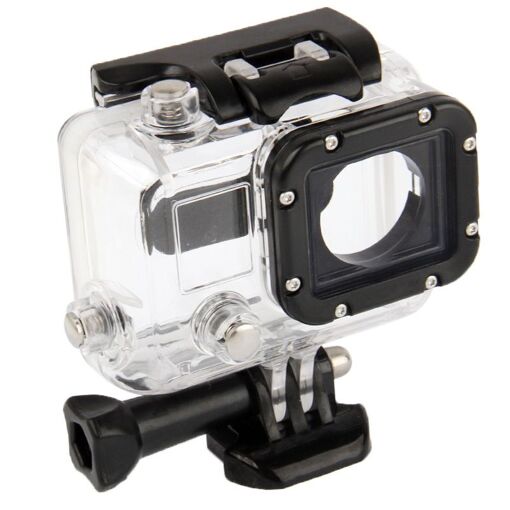 Allshopstock Waterproof Housing Case for GoPro HERO3 (Black & Transparent)
