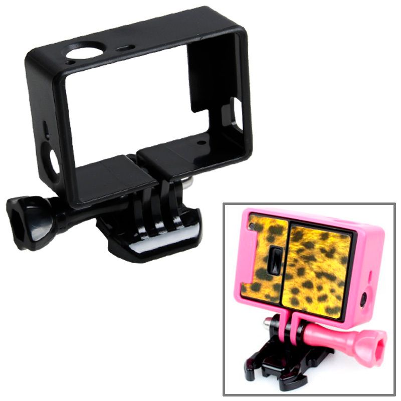 Monture de support cradle à trépied Tmc pour GoPro HERO4/3+ / 3, Noir (HR191)