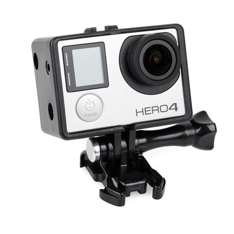 Étui de montage à cadre TMC pour GoPro HERO4/3+ / 3 (Noir)