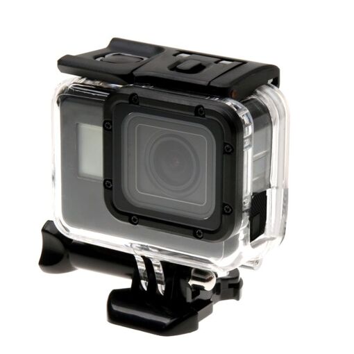 Étui squelette Allshopstock pour GoPro HERO6/5 avec support à boucle et vis