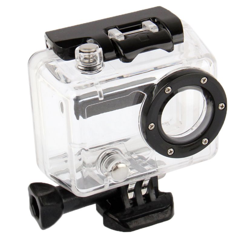 GoPro HERO2 Side Opening Case (Black and Transparent)